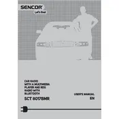 Sencor SCT 8017BMR Radio manual cover