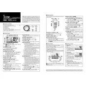 Icom HM-195 Microphone manual cover