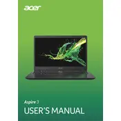 Acer Aspire 3 Intel A315-56-77B0 Laptop manual cover