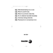 Fagor 5H-720B Oven manual cover