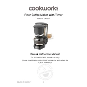 Cookworks 6991807 CM2021T Coffee Machine manual cover