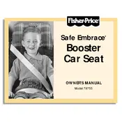 Fisher Price Mattel Safe Embrace Car 79755 Seat manual cover