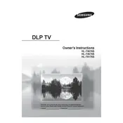 Samsung HL-T5076S TV manual cover