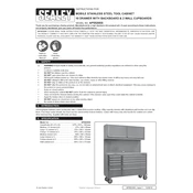 Sealey AP5520SS Cabinet manual cover