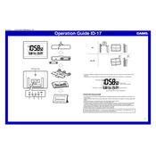 Casio ID17 Clock manual cover