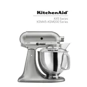 KitchenAid KSM156WMAQ Mixer manual cover