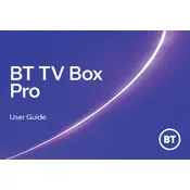 BT TV Box Pro TV manual cover