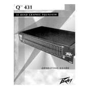 Peavey Q 431 Equalizer manual cover