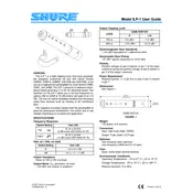 Shure ILP1 Earphones manual cover