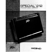 Peavey Special 212 Amplifier manual cover