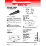 Shure PE65L Microphone manual cover