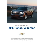 Chevrolet Suburban 2017 manual cover