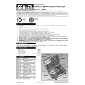 Sealey PS9821 Puller manual cover