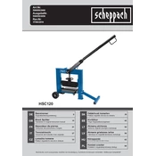 Scheppach HSC120 5908503900 Tile Cutter manual cover