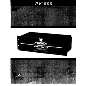 Peavey PV 500 Amplifier manual cover