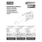 Ryobi PCL705 Vacuum manual cover