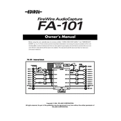 Roland FA-101 manual cover