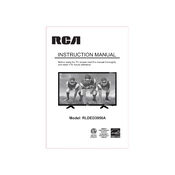 RCA RLDED3956A TV manual cover