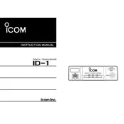 Icom ID-1 Transceiver manual cover