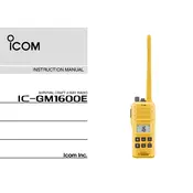 Icom IC-GM1600E Radio manual cover