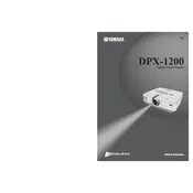 Yamaha DPX-1200 Projector manual cover