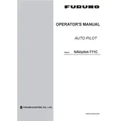 Furuno NAVpilot-711C Autopilot System manual cover