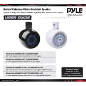 Pyle PLMRWKBT85BK Speaker manual cover