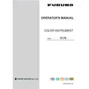 Furuno FI-70 Organizer manual cover