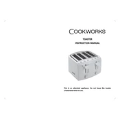 Cookworks 4234762 KT-223 Toaster manual cover