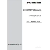 Furuno Model 1623 Radar manual cover