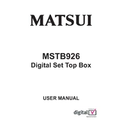 Matsui MSTB926 manual cover