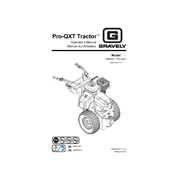 Gravely Pro-QXT 985910 2016 Tractor Operators manual cover