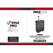 Pyle PWMA899A Speaker System manual cover