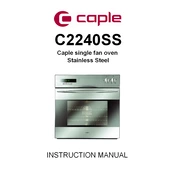 Caple C2240SS Oven manual cover