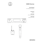 Audio-Technica ATW-R3210 Wireless System manual cover