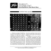 Peavey R6M 6x4 Mixer manual cover