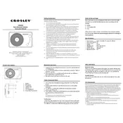 Crosley CR3029A Speaker manual cover