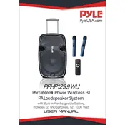 Pyle PPHP1299WU Speaker manual cover