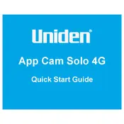 Uniden App Cam Solo 4G Camera manual cover