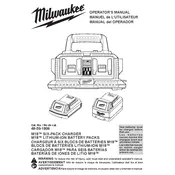 Milwaukee M18 48-59-1806 Charger manual cover