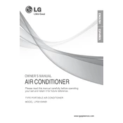 LG LP0910WNR LP0910WNR.AWYAOSU Air Conditioner manual cover