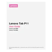 Lenovo TAB P11 TB-J606F Tablet manual cover