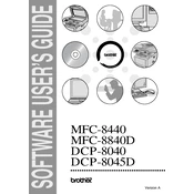 Brother DCP-8040 manual cover