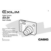 Casio EXZ4 Camera manual cover