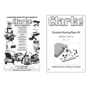 Clarke 1800172 CHT172 Double Flaring Pipe Kit manual cover