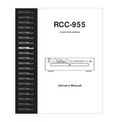 Rotel RCC-955 Disc Changer manual cover