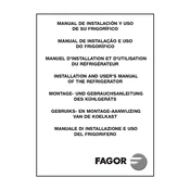 Fagor FIS-121 Refrigerator manual cover