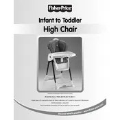 Fisher Price Mattel Cozy Fit Infant-to-Toddler High 79666 Chair manual cover