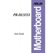 ASUS PR-DLS533 Motherboard manual cover