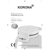 Korona 41001 Waffle Maker manual cover